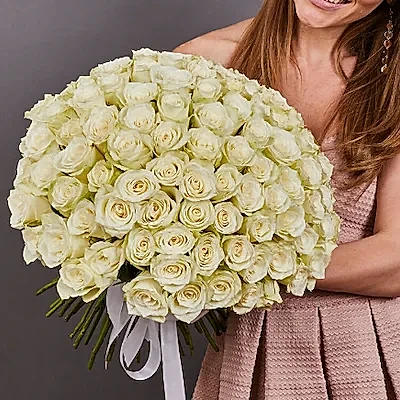 send 101 white roses in Antalya
