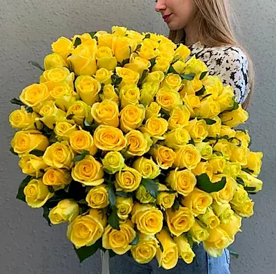send 101 yellow roses in Antalya