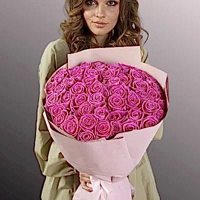 51 pink roses delivery in Antalya