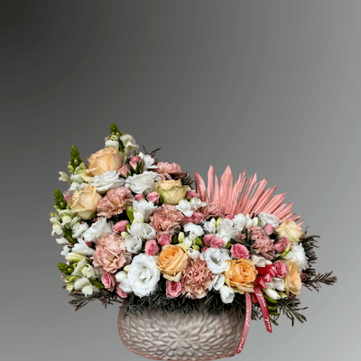 flowers in vase delivery to istanbul