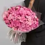 101 Pink Roses Bouquet