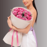 15 Pink Rose Bouquet