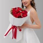 10 Red Roses Bouquet